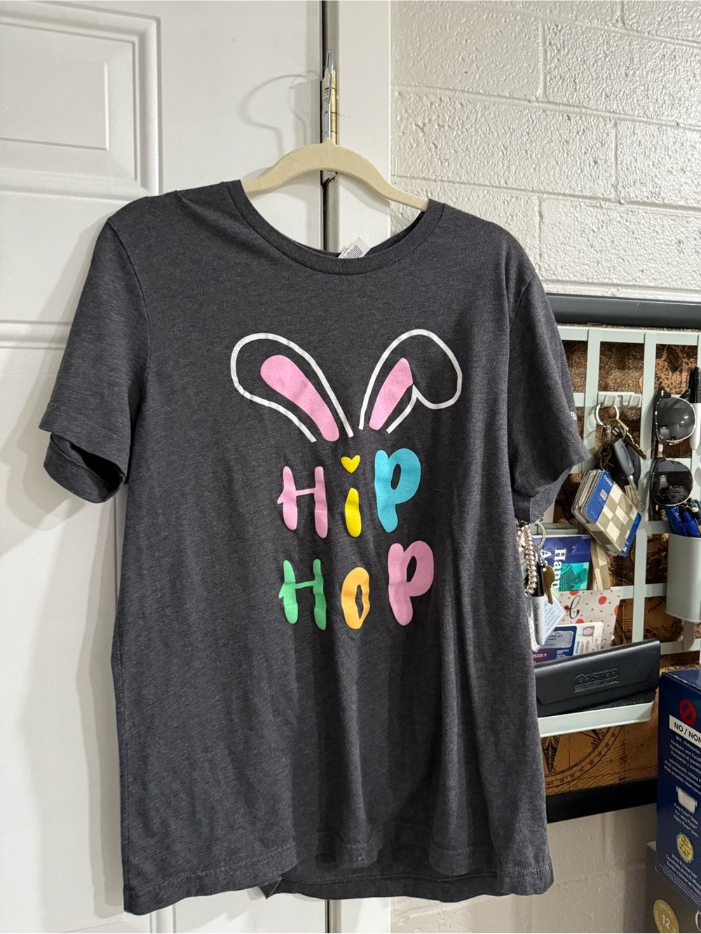 Banner Health Dark Gray "Hip Hop" Bunny Graphic Tee